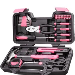 Pink Home Tool Kit – Compact Multi-Tool Set